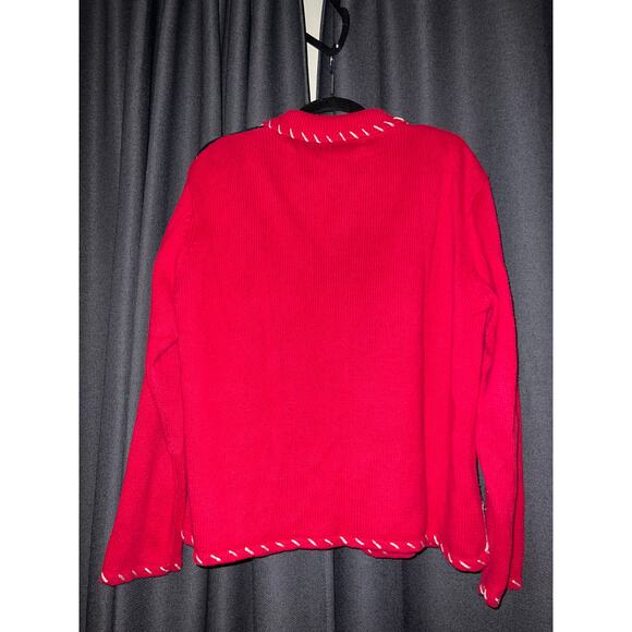 Ugly Christmas Sweater Xmas Cardigan Size Medium - Picture 3 of 3